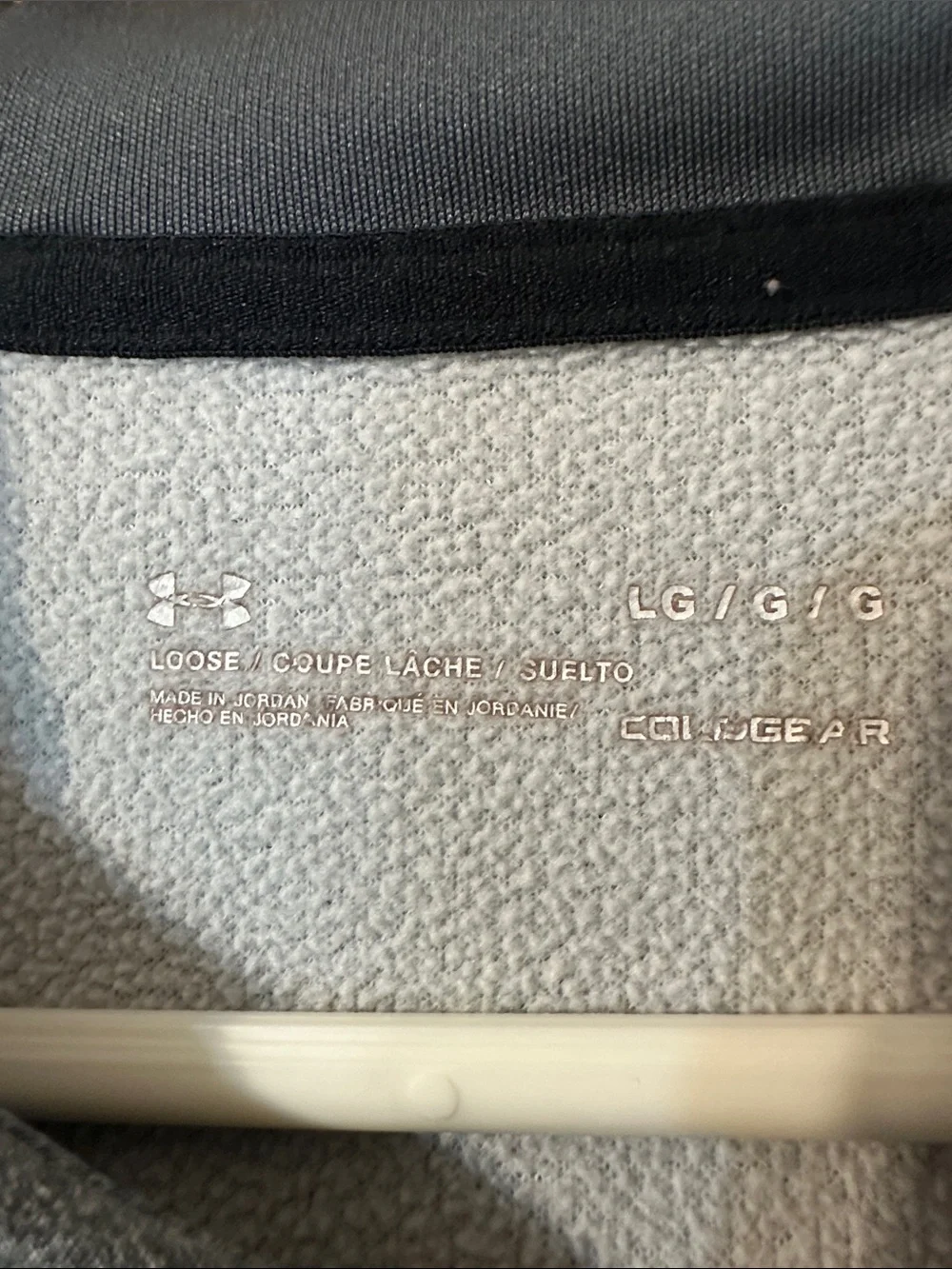 Under Armour Gray Pullover Hoodie with Logo